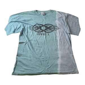 Vintage 80s 90s JIMMY'Z T-Shirt Mens XL Green Surf Skate Woody Made in USA STAIN